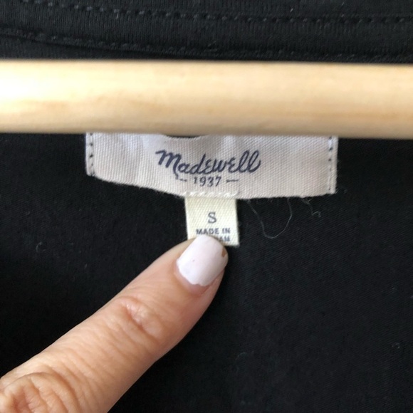 Madewell anthem long sleeve v neck top - Picture 4 of 6